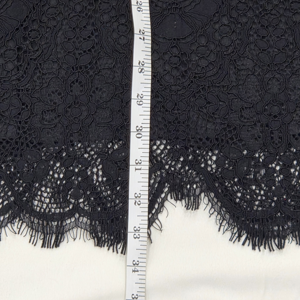 Bardot Black Lace Mini Dress Size 12 - Picture 9 of 16